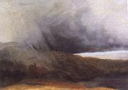 Pierre de Valenciennes Storm by the Banks of a Lake oil painting